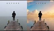 How to Change Overcast Photos into Awesome in Photoshop - Add Sunset to Boring Sky Easily & Quickly