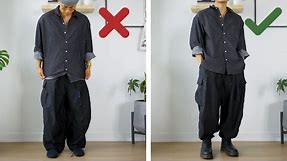 Why You Look BAD In Baggy/Wide Fit Pants (10 MISTAKES)
