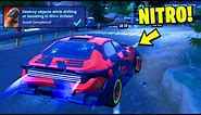 How to EASILY Destroy Objects while drifting or boosting in a Nitro Drifter - Fortnite Quest