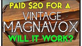 Will It Work? Vintage Magnavox Stereo Console