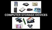 Computer Storage Devices: A Comprehensive Guide