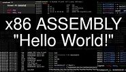 x86 Assembly: Hello World!