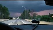 Driving head-on into a Severe Thunderstorm near Orlando FL (Sanford) April 6, 2019
