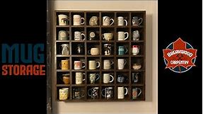 Custom Mug Cubby Shelf