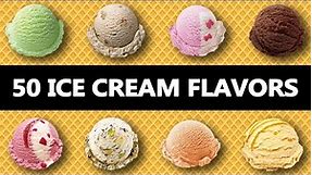 😋50 Types of Ice Cream Flavors with Name 🍦// Ice Cream Flavours Name With Pictures 🍨// #icecream