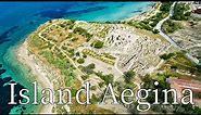 Island Aegina, Greece - by drone [4K]. #aegina