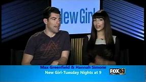 Max Greenfield and Hannah Simone