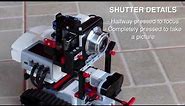 Pixel Robot Photographer builded with Lego Mindstorms EV3 kit