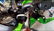 Kawasaki z125 pro clutch adjustment.