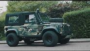 Land Rover Defender 90 MILITARY EDITION in action by Tweaked Automotive