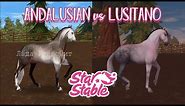 New Andalusian vs Lusitano // Star Stable Online