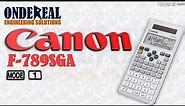 Exploring the Canon F-789SGA Calculator (Mode 1)
