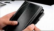 caseen SKINNY Genuine Leather Hand Strap Stand Case Cover DESIGNO Series for Google Nexus 7 Tablet