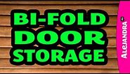 Organizing with a Bi-fold Closet Door & Adding Storage