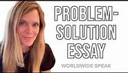 How to Write a Problem Solution Essay | Structure Overview | English Writing Skills