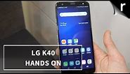 LG K40 Hands-on Review
