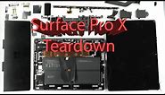 Microsoft Surface Pro X Full Disassembly Teardown Guide