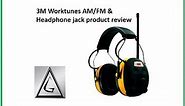 3m worktunes AM / FM & headphone jack review