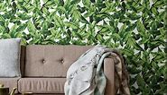 RoomMates Enchanted Forest Damask Black Peel and Stick Wallpaper, RMK12785PLW