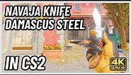 ★ CS2 Navaja Knife Damascus Steel | CS2 Knife In-Game Showcase [4K]
