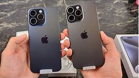 Apple iPhone 15 Pro Max : Unboxing Blue & Black Titanium
