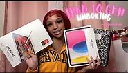 ✨PINK✨IPAD UNBOXING (10th generation) 2022 + accessories & FIRST impressions 🌚