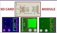 SD CARD MODULE SCHEMATIC AND PCB DEISGN TUTORIAL FOR PROTEUS SOFTWARE