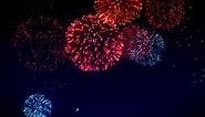 New Year's Fireworks Animation | Video Effects