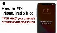 Unlock Disabled iPhone without Passcode | How to Bypass "iPhone is Disabled" On Any iPhone 2023