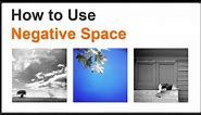 Photography Tips - Negative Space in Photography
