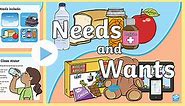 Needs and Wants PowerPoint