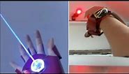 Dual laser iron man gloves
