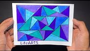 How can Drawing Congruent Shapes by Applying the Tessellation & Triangles Arts in Quick Sketch