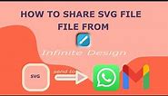How to Send SVG Files in Gmail and WhatsApp | Infinite Design