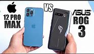 iPhone 12 pro max vs Asus Rog 3 - Best Gaming Device !!