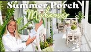 Porch Makeover ~ Summer Porch Decor ~ Thrifted Decor ~ Porch Decorating Ideas