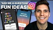 "Ask Me a Question" Ideas for Instagram Stories