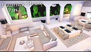 Aesthetic Modern Luxury - Futuristic Home - PART 1 - Speed Build and Tour - ADOPT ME!