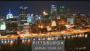 Downtown Pittsburgh - 4K AERIAL DRONE SKYLINE TOUR