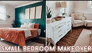 DIY Small Bedroom Makeover on a Budget with Decorating Ideas