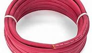 EWCS 2 Gauge Premium Extra Flexible Welding Cable 600 Volt - Red - 25 Feet - Made in The USA