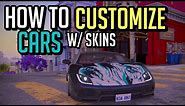 Watch Dogs 2 How to Customize Cars with Skins (Tutorial)