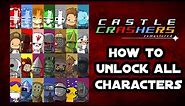 Castle Crashers Remastered - How To Unlock All Characters