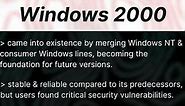 How WINDOWS 2000 looked in 2000? | Overview & Walkthrough