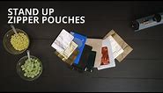 Stand Up Zipper Pouches