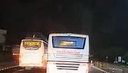 High speed buses chasing between Volvo,Scania & Mercedes Benz #malluraj #volvo #reelsvideo | Malluraj Goudru