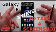 How To Take A SCREENSHOT - Galaxy Note 8