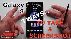 How To Take A SCREENSHOT - Galaxy Note 8