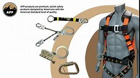 AFP Heavy-Duty 18 inch D-Ring Extender Fall Protection with Snap Hook and O-Ring OSHA/ANSI Compliant PPE