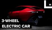This electric car has 3 wheels and costs $10,000